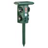 Solar Ultrasonic Animal Repeller Solar Powered Animal Repellent Chaser With Pir Motion Sensor Ip54 Waterproof Sound Flashing Light For Deer Raccoon Sq