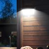 Solar Powered Wall Lights Outdoor 100 Led Beads Motion Sensor Lamp Ip65 Waterproof Dusk To Dawn Sensor Light For Front Door Deck