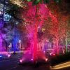 4Pcs Landscape Lights Color Changing Landscape Spotlight Ip65 Waterproof Rgbw Led Colorful Stake Light With Remote Control 16 Color 4 Dynamic Light Mo