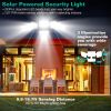 2 Pack Solar Powered Wall Lights Ip44 Waterproof Motion Sensor Lamps With Separate Solar Panel 4 Adjustable Heads 333Pcs Beads 120° Sensing Angle Remo
