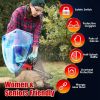 12Inch Electric Cordless Chainsaw With 2Pcs 21V 3.0Ah Battery And Charger Brushless Battery Operated Handheld Chainsaw With Auto Oiler Safety Switch F