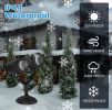 Christmas Snowflake Projector Light Dual-Head Led Stake Light Ip44 Waterproof Xmas Decoration For Holiday Indoor Outdoor Use Garden Patio Wall Decor