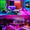Led Strip Lights 16.4Ft 150 Leds Rgb Color Changing Lamp Ip65 Waterproof 5050 Led Dimmable Led Decorative Lights Diy Strip Lights W/ Ir Remote