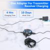 Electric Dog Training Collar Rechargeable Receiver Beep Shock For Small Medium Large Dogs