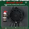 8Ft Inflatable Camouflage Santa Christmas Decoration With Warm White Led Lights Built-In Fan 8 Ground Stakes 4 Tether Ropes & 3 Sandbags Outdoor Yard