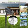 Solar Powered String Lights Outdoor 39.37Ft 100 Led 8 Modes Solar Fairy Rope Lamp Ip65 Waterproof Decorative Lights For Home Garden Parties