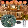 330Ft 1000Led String Lights Outdoor Christmas Decoration Lights With Remote Ip44 Waterproof 8 Lighting Modes 8 Brightness Timer Plug In Fairy Light Xm