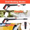 Electric High Pressure Washer 1740Psi Max 2.6Gpm Powerful Car Washer Pressure Cleaner With Adjustable Spray Nozzle Soap Dispenser Ipx5 Waterproof For