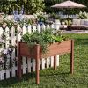48X24X30In Elevated Raised Garden Bed With Legs, Wooden Planter Box For Outdoor Vegetable Herb Flower Fruit Growing