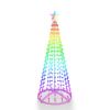 Led Smart Christmas Cone Tree Outdoor Lighted Christmas Tree Light With App Control Remote Control Ip44 Waterproof Timer 210 Modes For Indoor Outside