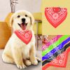 Adjustable Bandana Leather Pet Collar Triangle Scarf