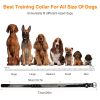 Dog Bark Collar Ip67 Waterproof Rechargeable Dog Training Receiver Shock Collar Receiver With Beep Vibration Shock 9 Levels 1640Ft Remote Range