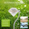 4Pcs Solar Garden Light Outdoor Diamond Led Light 7-Color Changing Ip65 Waterproof Pathway Stake Decorative Lamp For Garden Patio Yard Walkway