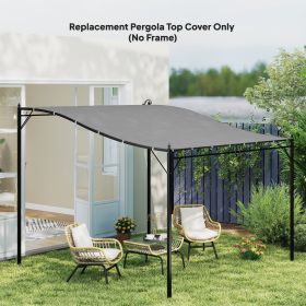 Pergola Canopy Replacement, Pergola Shade Cover for 10' x 10' Pergola ( 84C-038 Series), Dark Gray