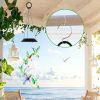 Solar Hummingbird Wind Chime 7 Color Changing Wind Chime For Outside Ipx4 Waterproof Outdoor Garden Yard Decor