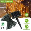 12M 100 Leds Solar String Fairy Lights Outdoor String Lamps Garden Xmas Decor Lamp