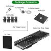 26In Single Door Live Animal Cage Trap For Animals Under 5Lbs Easy To Setup Humane Galvanized Iron Trap Cage For Small Cats Rabbits Squirrels Moles Ch