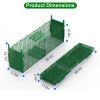 40In 2 Door Live Animal Cage Trap For Animals Under 18Lbs Easy To Setup Humane Galvanized Iron Trap Cage For Raccoons Armadillos Foxes Opossums Muskra