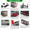 26In Single Door Live Animal Cage Trap For Animals Under 5Lbs Easy To Setup Humane Galvanized Iron Trap Cage For Small Cats Rabbits Squirrels Moles Ch