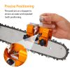 Chainsaw Chain Sharpening Jig Universal Chainsaw Sharpener Kit Hand Crank Chain Sharpener For Electric Saw For Lumberjack Garden Worker