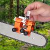 Chainsaw Chain Sharpening Jig Universal Chainsaw Sharpener Kit Hand Crank Chain Sharpener For Electric Saw For Lumberjack Garden Worker