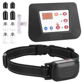 990Ft Radius Dog Training Collar Wireless Fence Ipx6 Waterproof Pet Beep Vibration Electric Shock Fence System 3 Channels Rechargeable Transmitter Rec (Packagecontents: 1 x Remote Transmitter  
 1 x Collar Receiver with Belt
 1 x Micro USB Charging Cable (Without Adapter)
 1 x Test Bulb  
 2 x Long Conductive Silicone Caps 
 2x Short Conductive Silicone Caps (Already Attached To Receiver)
 2x Long Contact Points  
 2x Sh)