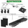 40In 2 Door Live Animal Cage Trap For Animals Under 18Lbs Easy To Setup Humane Galvanized Iron Trap Cage For Raccoons Armadillos Foxes Opossums Muskra