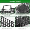 32In 2 Door Live Animal Cage Trap For Animals Under 12Lbs Easy To Setup Humane Galvanized Iron Trap Cage For Rabbits Groundhogs Skunk Opossums Nutria