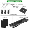 32In 2 Door Live Animal Cage Trap For Animals Under 12Lbs Easy To Setup Humane Galvanized Iron Trap Cage For Rabbits Groundhogs Skunk Opossums Nutria