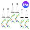 Solar Hummingbird Wind Chime 7 Color Changing Wind Chime For Outside Ipx4 Waterproof Outdoor Garden Yard Decor