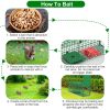 26In Single Door Live Animal Cage Trap For Animals Under 5Lbs Easy To Setup Humane Galvanized Iron Trap Cage For Small Cats Rabbits Squirrels Moles Ch