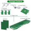 40In 2 Door Live Animal Cage Trap For Animals Under 18Lbs Easy To Setup Humane Galvanized Iron Trap Cage For Raccoons Armadillos Foxes Opossums Muskra