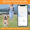 328Ft Electric Wireless Dog Fence System With Gps Location Monitor Collar Receiver Rechargeable Beep Vibration Fence System For Small Medium Large Dog