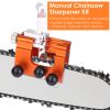 Chainsaw Chain Sharpening Jig Universal Chainsaw Sharpener Kit Hand Crank Chain Sharpener For Electric Saw For Lumberjack Garden Worker