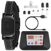 990Ft Radius Dog Training Collar Wireless Fence Ipx6 Waterproof Pet Beep Vibration Electric Shock Fence System 3 Channels Rechargeable Transmitter Rec
