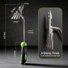 Hand Weeder Puller Tool, Heavy-Duty Stainless Steel Root Removal Tool with Ergonomic Non-Slip Handle, Manual Dandelion Remover for Garden Lawn Yard