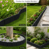 55/28pcs Garden Landscape Fence Set, Plastic Garden Fence, Lawn Autumn Decoration, Easy-to-install Outdoor Vegetable Garden Partition Fence Decoration