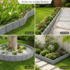 55/28pcs Garden Landscape Fence Set, Plastic Garden Fence, Lawn Autumn Decoration, Easy-to-install Outdoor Vegetable Garden Partition Fence Decoration