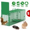 Live Animal Cage Trap For Animals Under Easy To Setup Humane Galvanized Iron Trap Cage For Raccoons Armadillos Groundhogs Muskrats Opossums Skunks