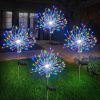 120 LED Solar Fireworks Lights, Starburst Fairy Lights with 8 Lighting Modes, IP4X, Solar Powered Pathway Lights for Patio, Yard