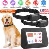 990Ft Radius Dog Training Collar Wireless Fence Ipx6 Waterproof Pet Beep Vibration Electric Shock Fence System 3 Channels Rechargeable Transmitter Rec
