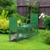 40In 2 Door Live Animal Cage Trap For Animals Under 18Lbs Easy To Setup Humane Galvanized Iron Trap Cage For Raccoons Armadillos Foxes Opossums Muskra