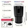 12V drink chiller machine, Smart Car Cup Holder Cooler and Warmer, 12 oz Beverage Heating & Cooling Mug with Touch Screen