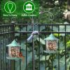 Hanging Gazebo Wild Bird Feeder Outdoor Bird Seed Station With Large Capacity 6 Feeder Ports For Garden Patio Park Weatherproof Easy To Refill