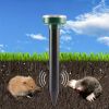 1pc Solar Mole Repellent; Ultrasonic Mole Repellent Solar Powered; Outdoor Waterproof Ultrasonic Snake Repellent For Get Rid Of Mole; Gopher; Snakes;