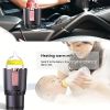12V drink chiller machine, Smart Car Cup Holder Cooler and Warmer, 12 oz Beverage Heating & Cooling Mug with Touch Screen