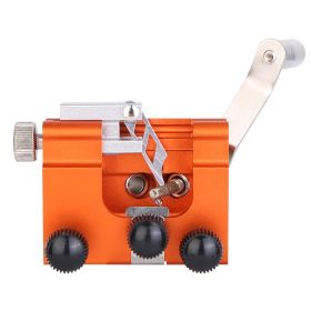 Chainsaw Chain Sharpening Jig Universal Chainsaw Sharpener Kit Hand Crank Chain Sharpener For Electric Saw For Lumberjack Garden Worker (Packagecontents: 1 x Chainsaw Sharpener 
1 x Handle 
3 x Grinding Heads 
1 x Hex Key
2 x Nuts(One Installed On The Handle)
2 x Screw Poles
1 x User Manual)