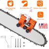 Chainsaw Chain Sharpening Jig Universal Chainsaw Sharpener Kit Hand Crank Chain Sharpener For Electric Saw For Lumberjack Garden Worker
